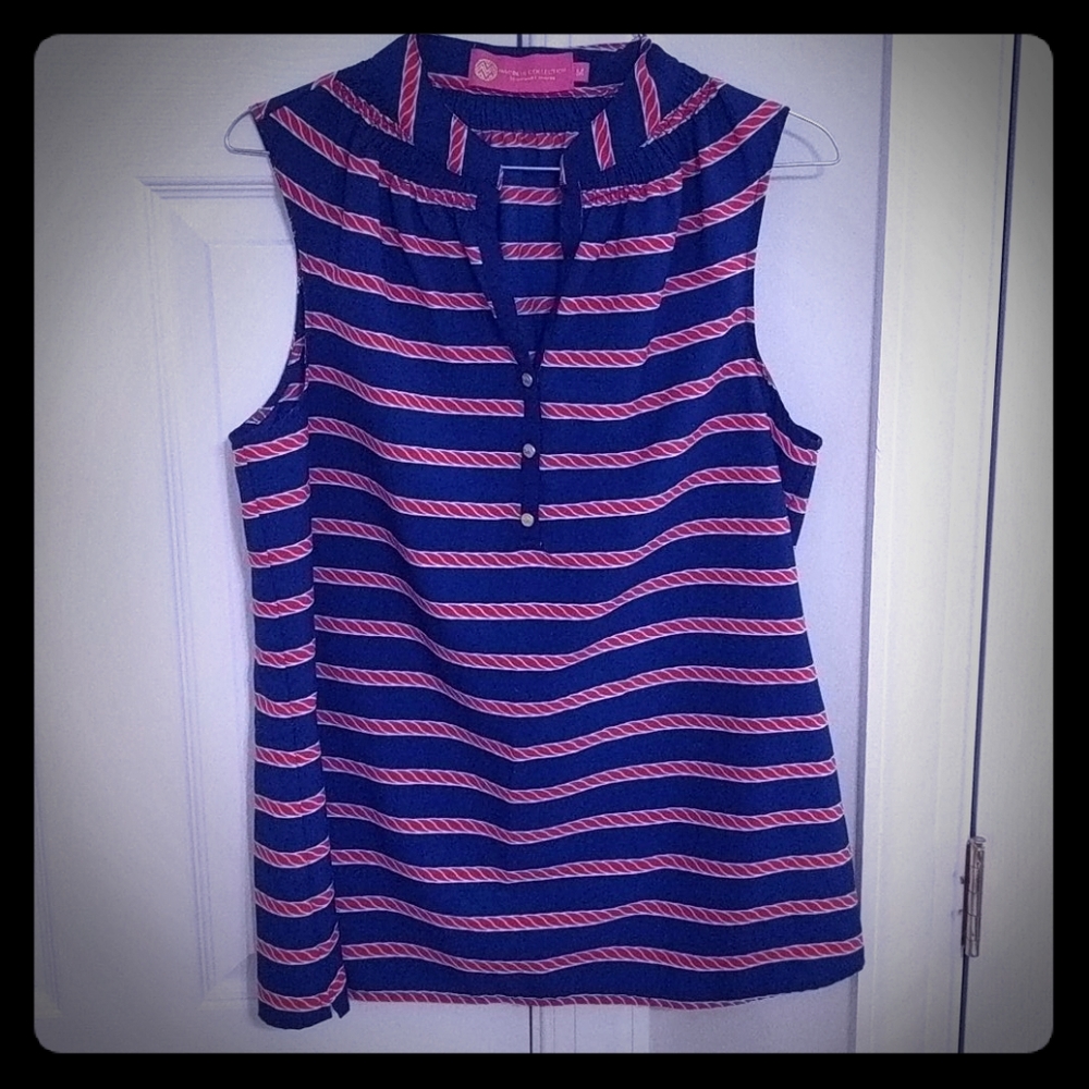 Macbeth Collectio women's sleeveless shirt, medium